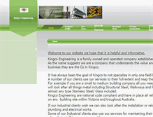 Tablet Screenshot of kingcoengineering.com